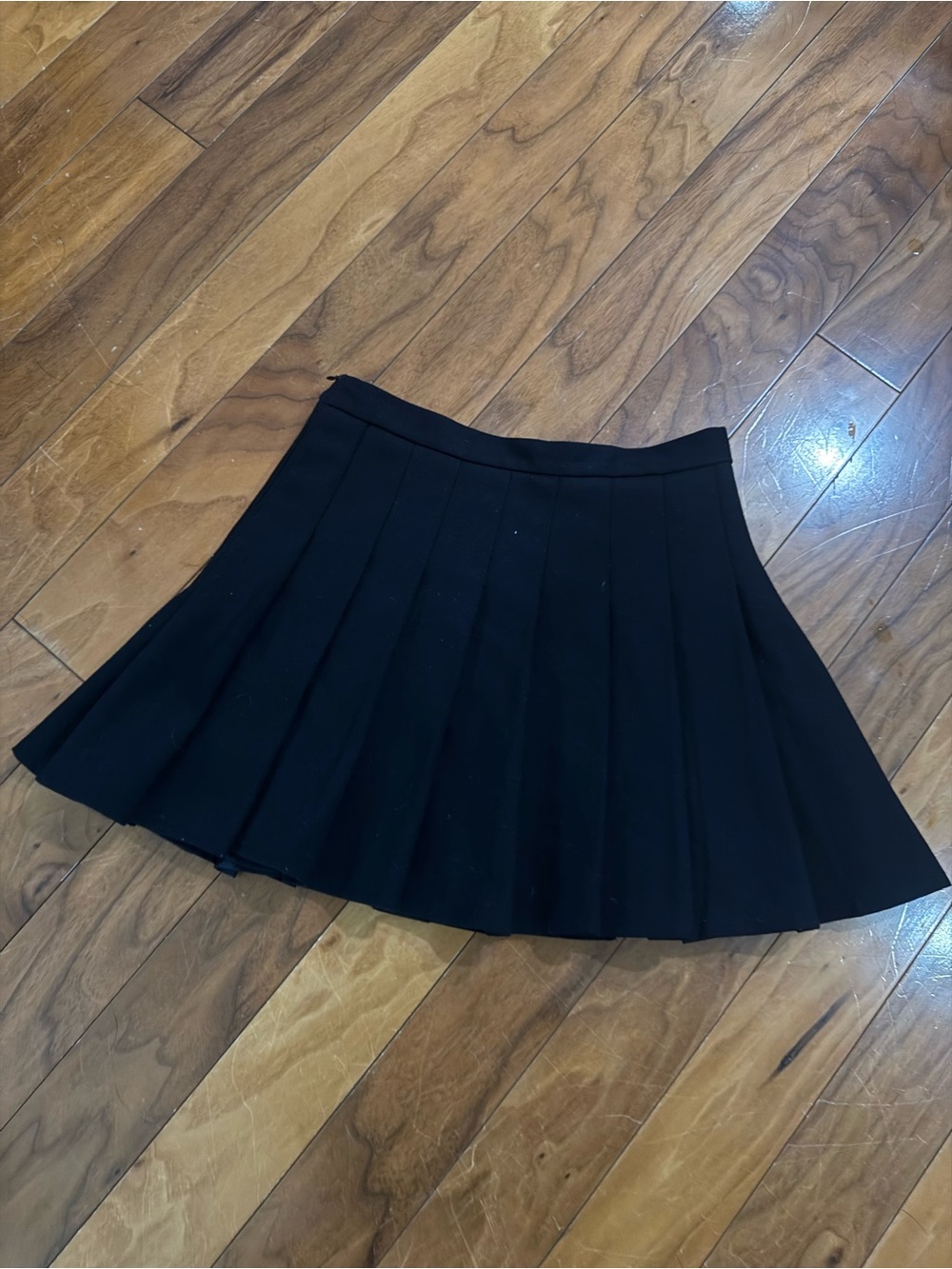 Classic Black Pleated Skater Skirt - Timeless Everyday Style